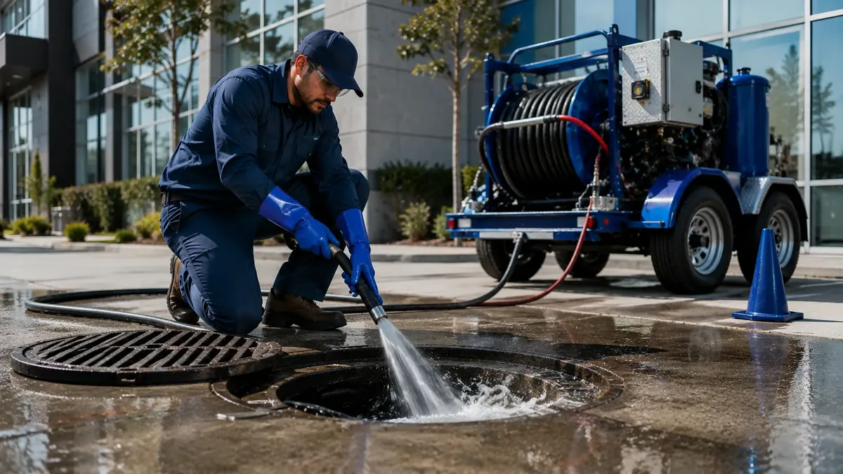 Commercial Hydro Jet Drain Cleaning in Bakersfield