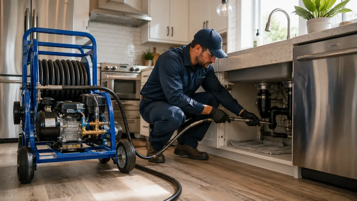 Kitchen Drain Hydro Jetting in Bakersfield