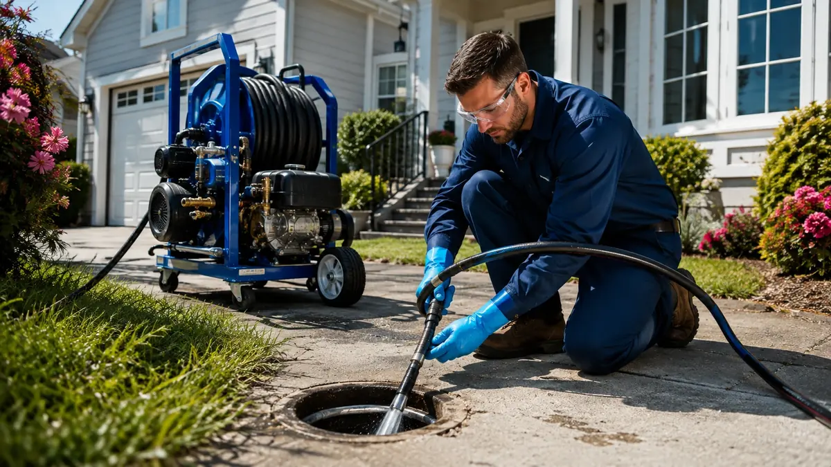 Residential Hydro Jet Drain Cleaning in Bakersfield