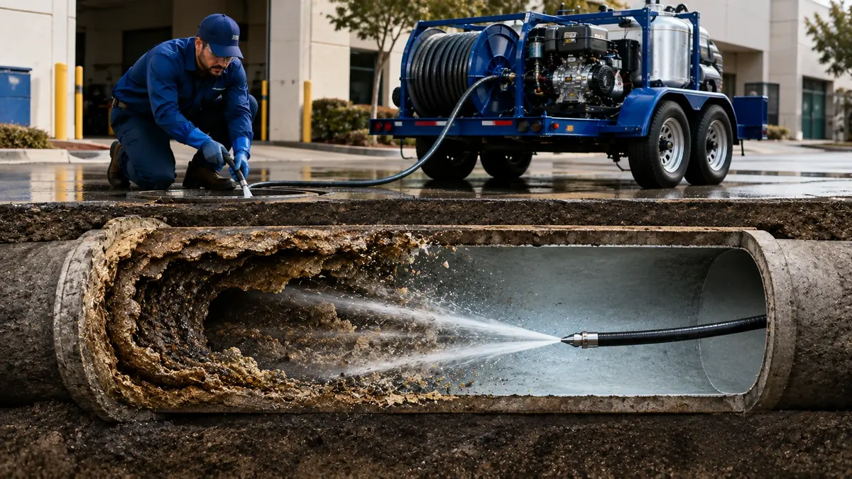 Sewer Pipe Descaling in Bakersfield